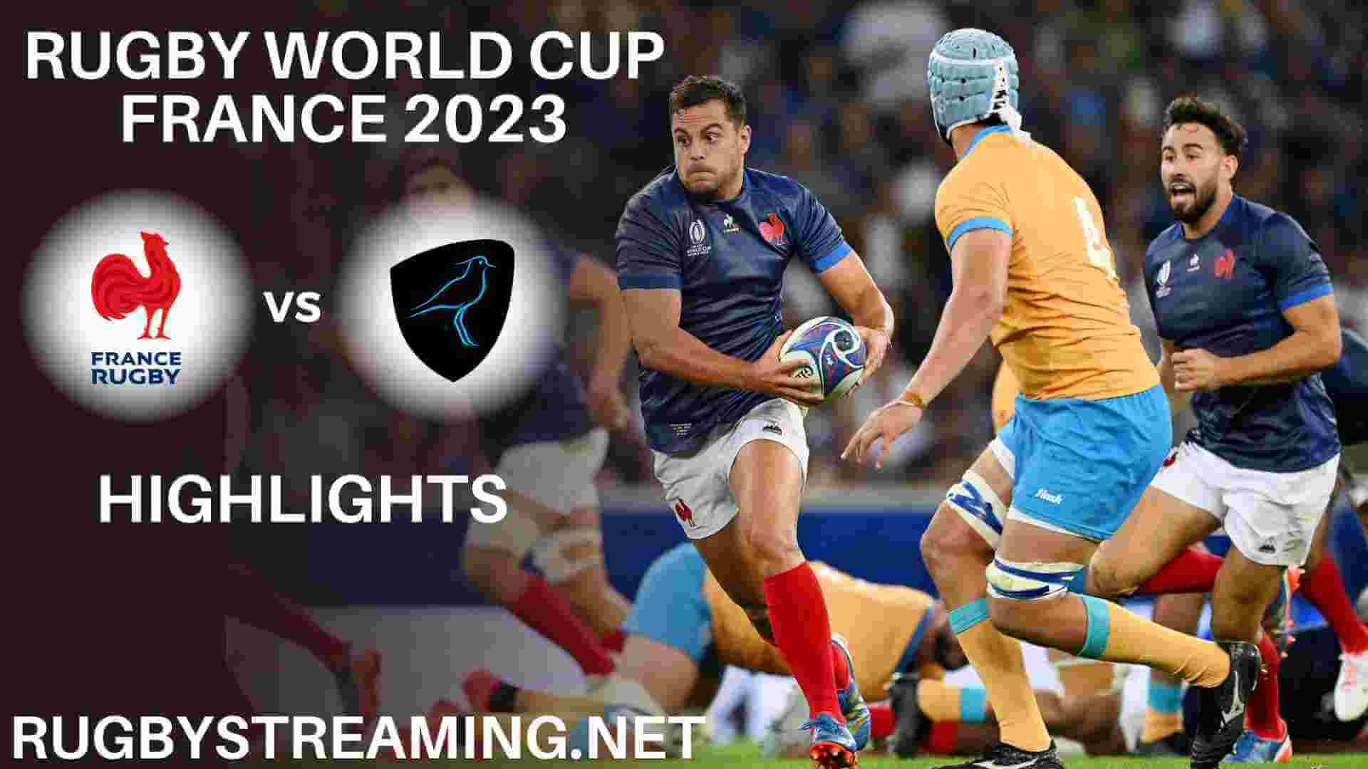 France Vs Uruguay Highlights Rugby World Cup 2023
