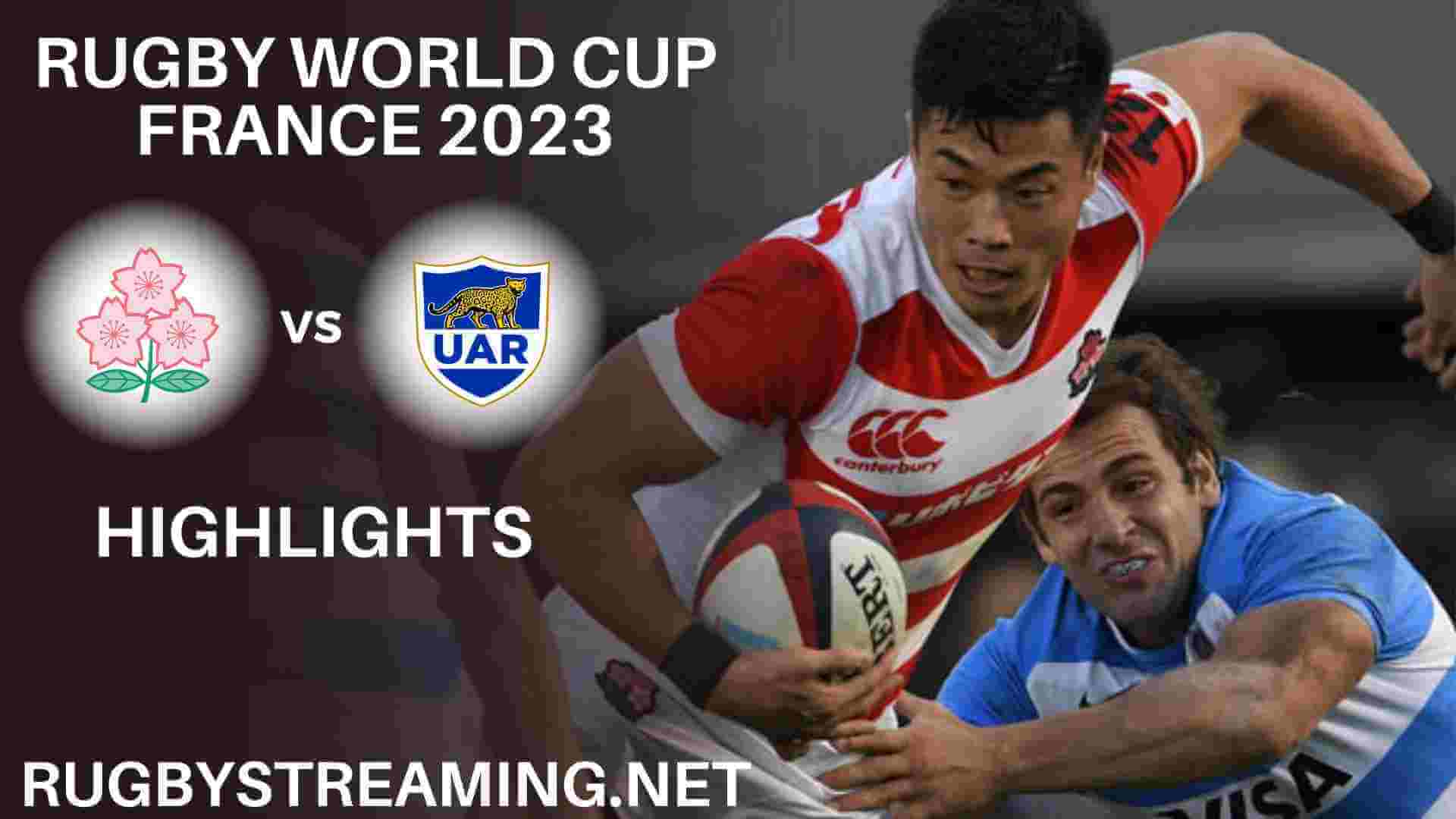 Japan Vs Argentina Highlights Rugby World Cup 2023