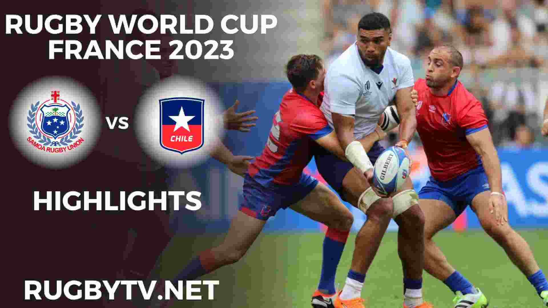 Samoa Vs Chile Highlights Rugby World Cup 2023