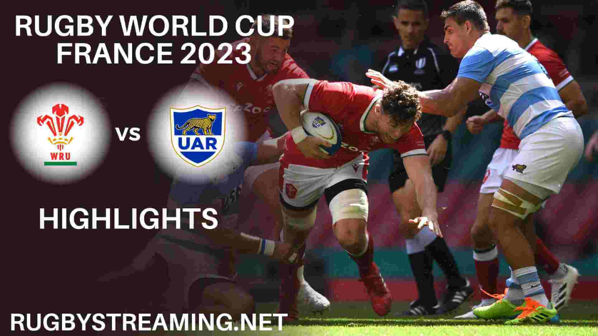 Wales Vs Argentina Highlights Rugby World Cup 2023 QF
